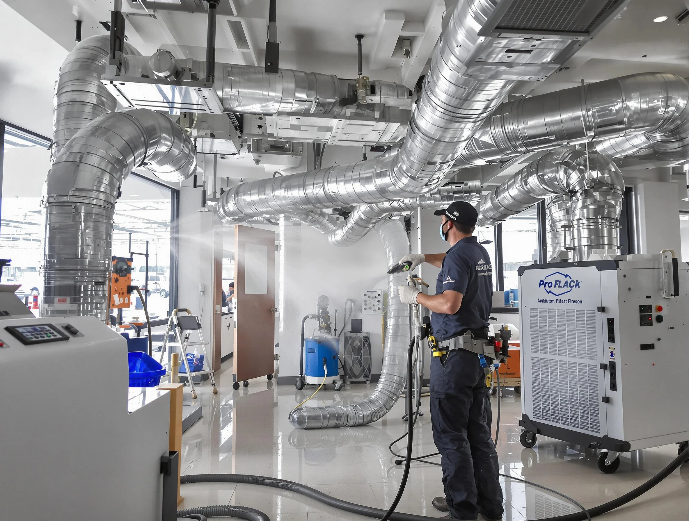 Negative Pressure Air Duct Cleaning in The Village