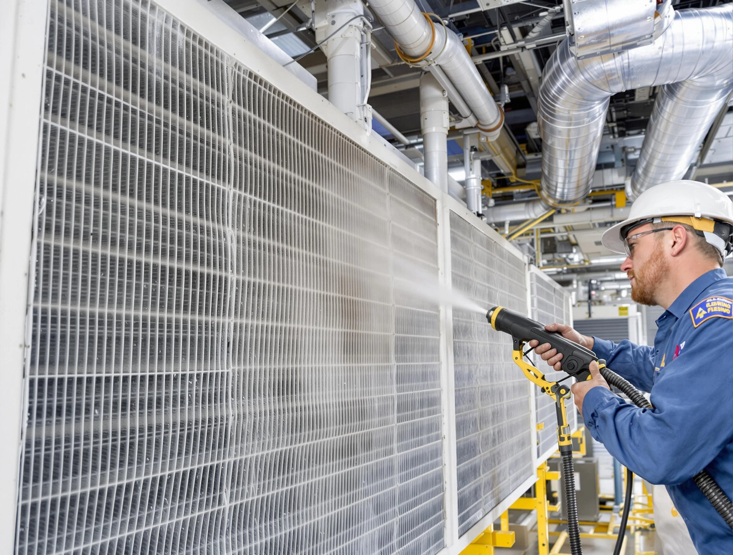 Professional commercial coil cleaning by The Village Air Duct Cleaning in The Village